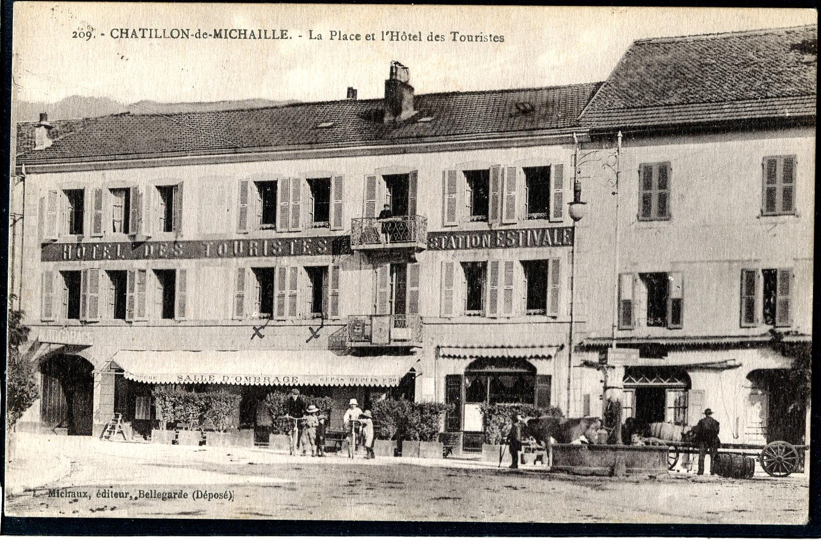 CHATILLON DE MICHAILLE HOTEL DES TOURISTES