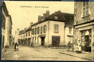 carte postale ancienne chantelle le village