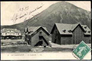 carte postale ancienne village du lautaret
