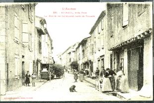 carte postale ancienne saint paul le village superbe carte