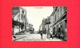 carte postale ancienne thury harcourt rue de condé